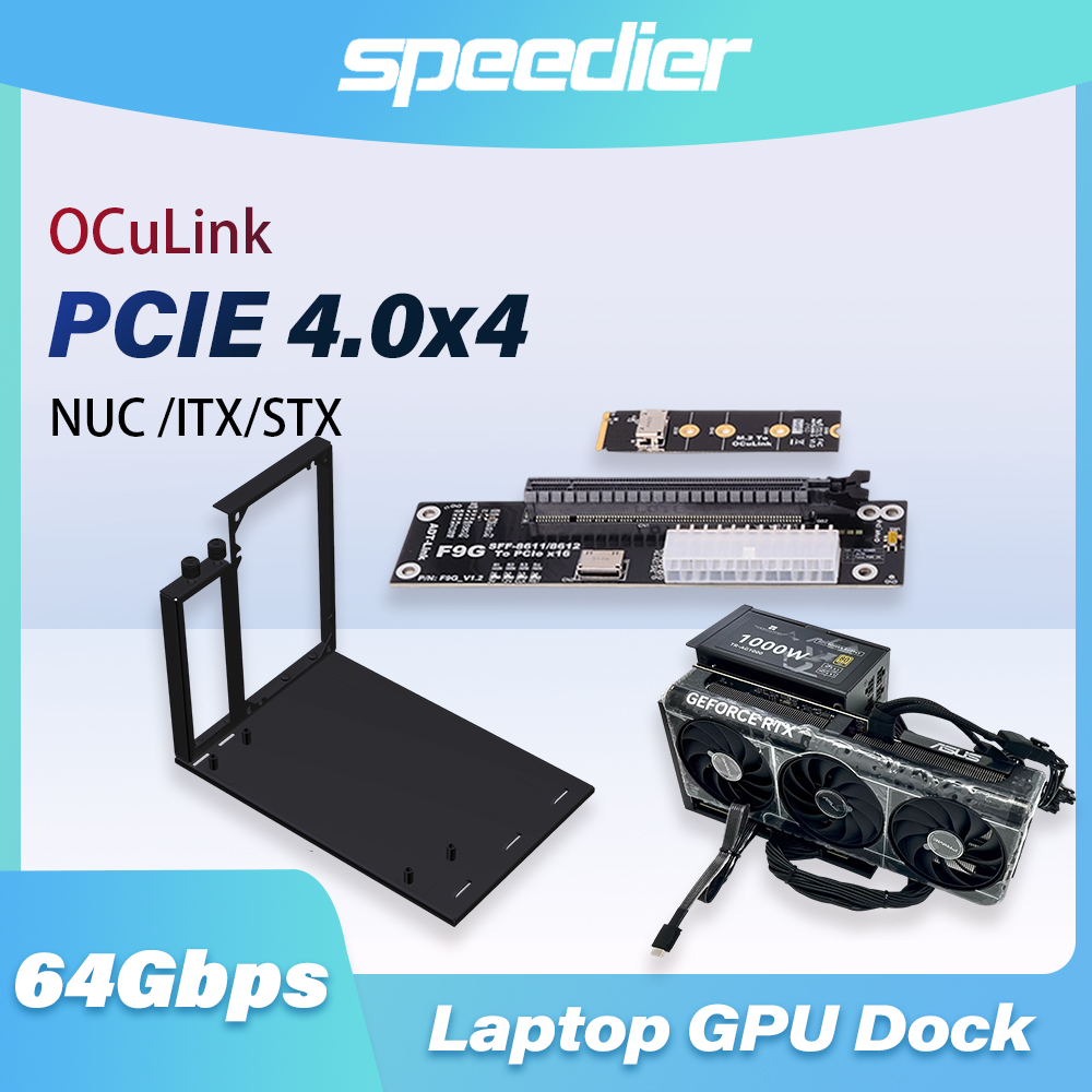 Oculink Egpu Mini Pc - F9G 64Gbps OcuLink to PCIE 4.0