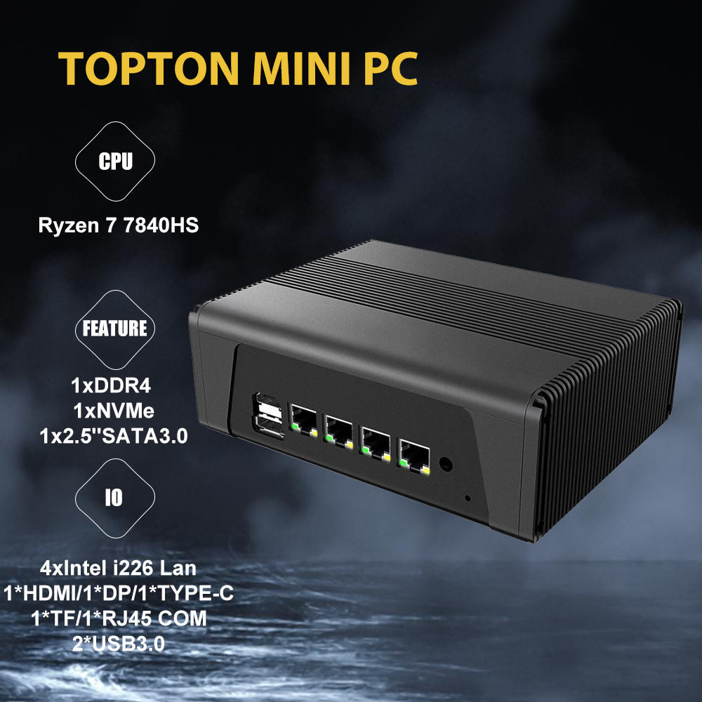Amd Ryzen 7 7840Hs Mini Pc - Super Deal Mini Soft Router AMD