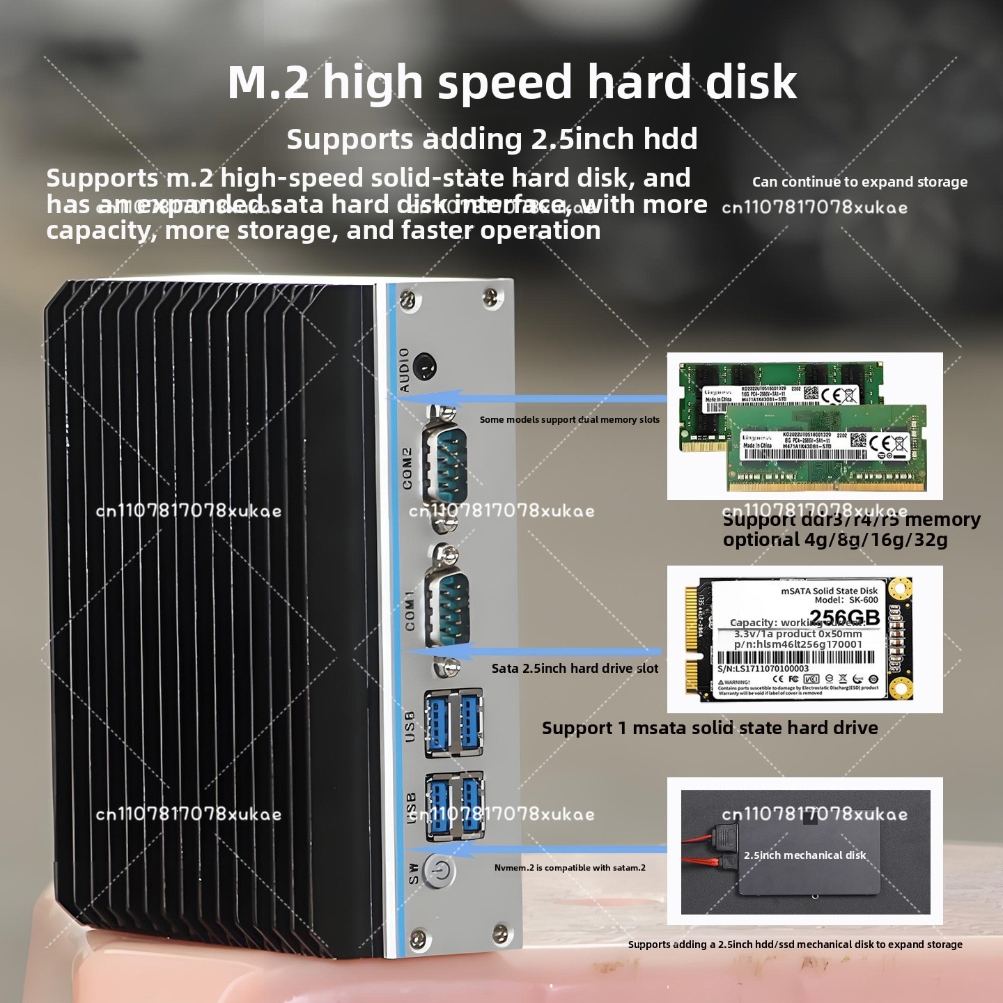 Fanless Industrial Pc Rs485 Core I7 - Mini Industrial PC - Quad-Core N100/J1900/J6412,