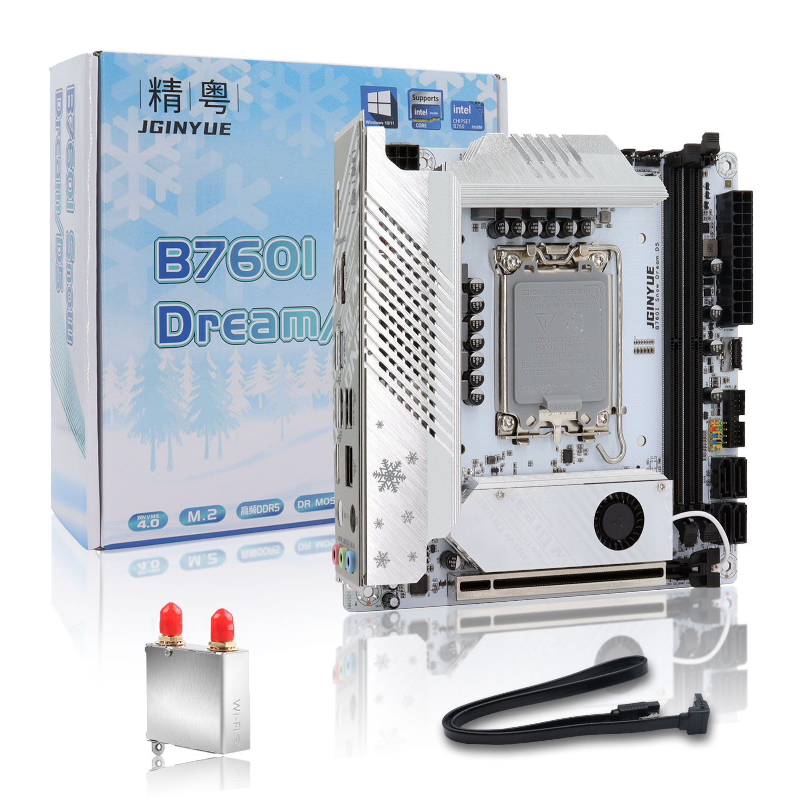 Lga1700 Itx Motherboard Ddr5 - JGINYUE B760 Motherboard Mini ITX LGA