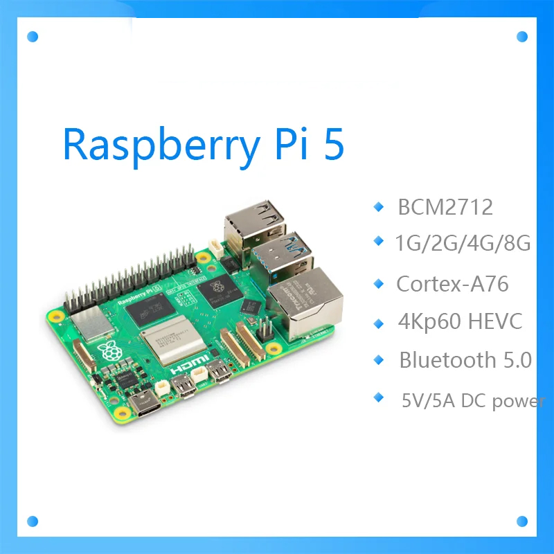Raspberry Pi 5 8Gb Board - Official Original Raspberry Pi 5 Cortex-A76