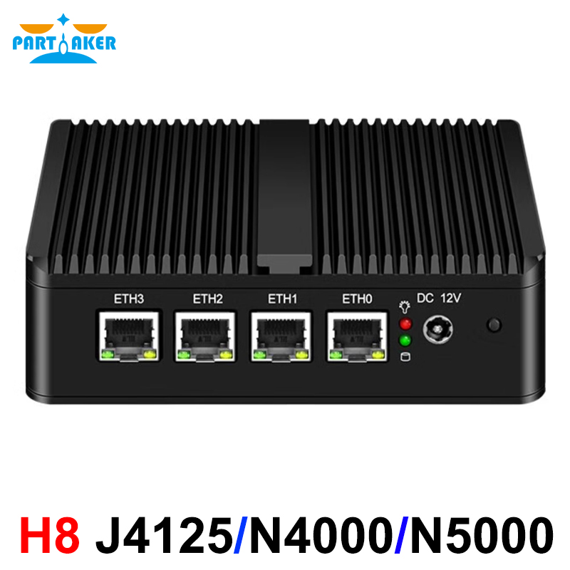 Pfsense Firewall Router 2.5G 4 I226 - Partaker Fanless pfSense Router Celeron J5005