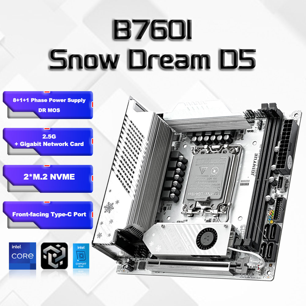 Lga1700 Itx Motherboard Ddr5 - B760i ARGB WIFI DDR5 Motherboard mini
