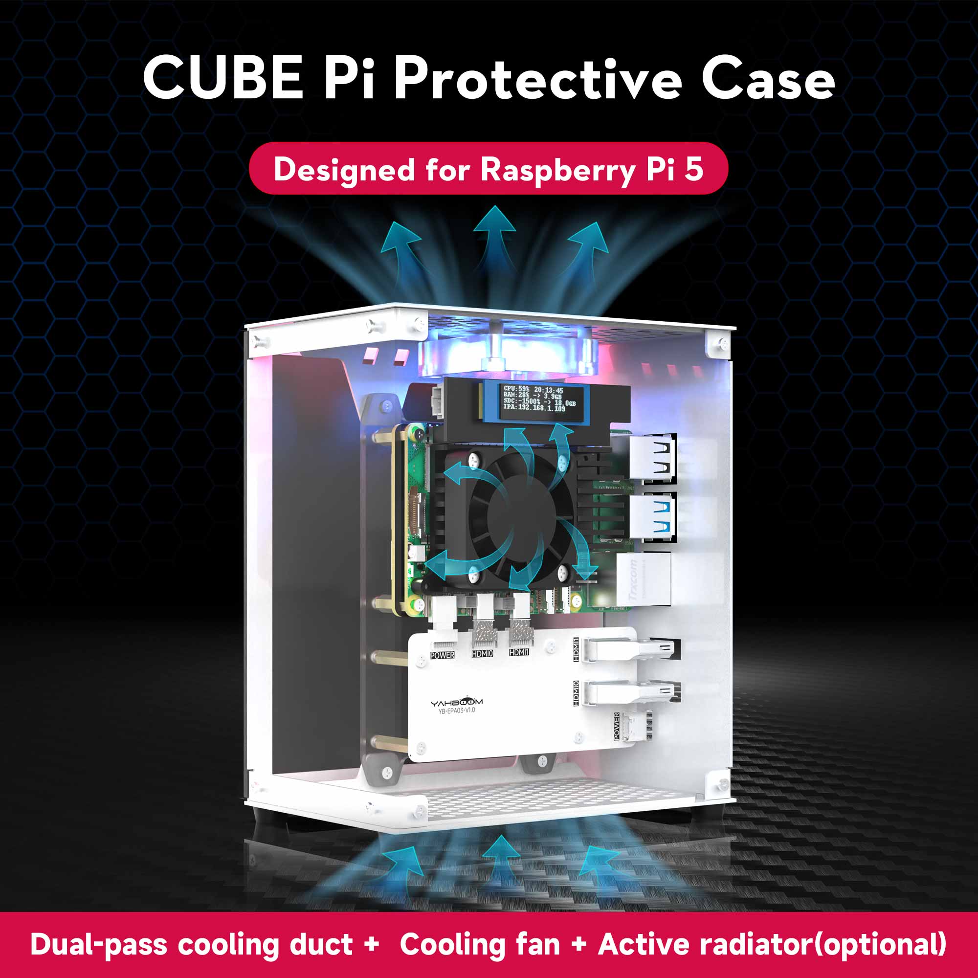 Raspberry Pi 5 8Gb Board - Raspberry Pi 5 Case Protective Kit