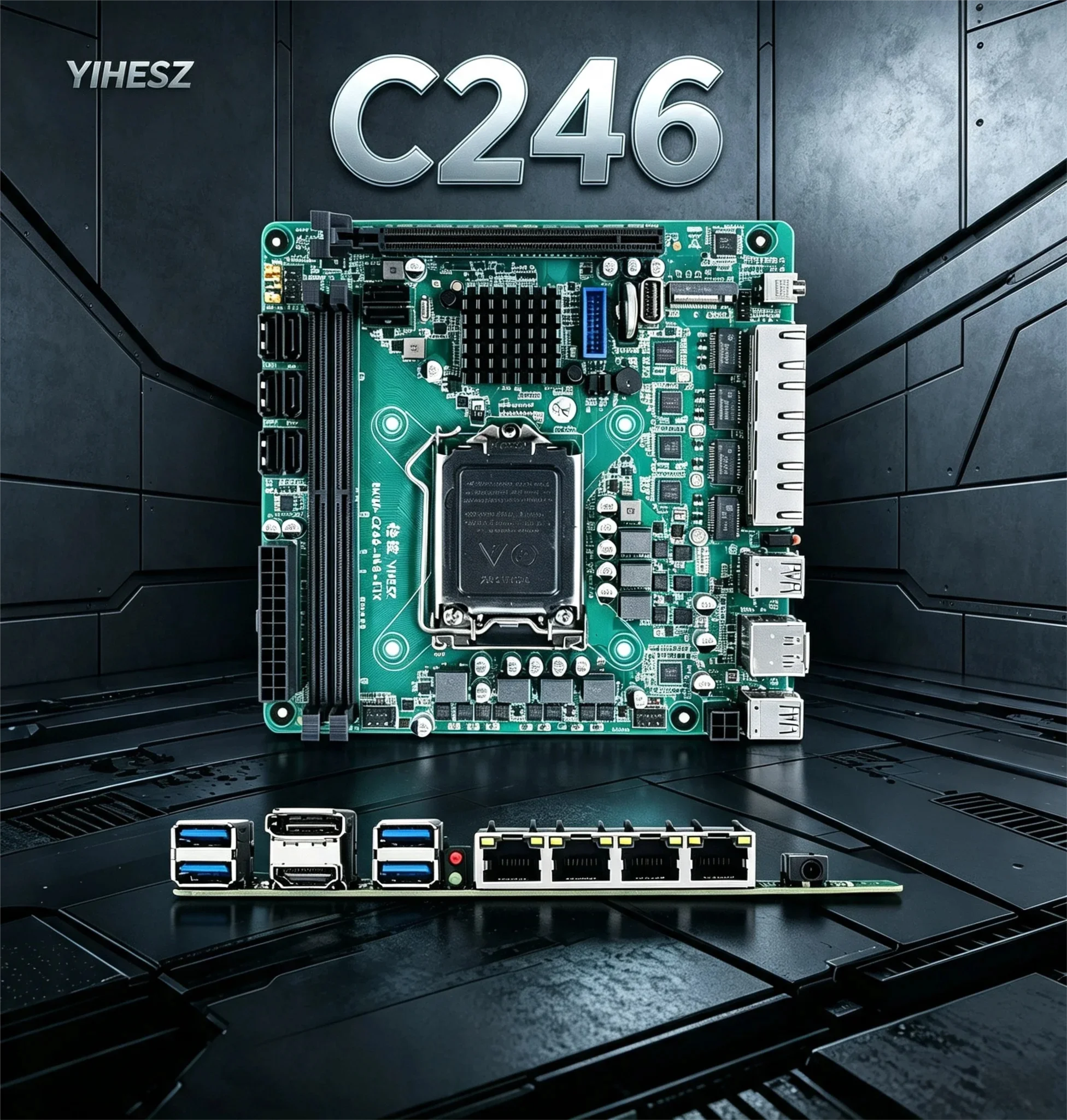 C246 ITX NAS Motherboard Suppo - Nas Motherboard 8 Sata Mini Itx recension och pris