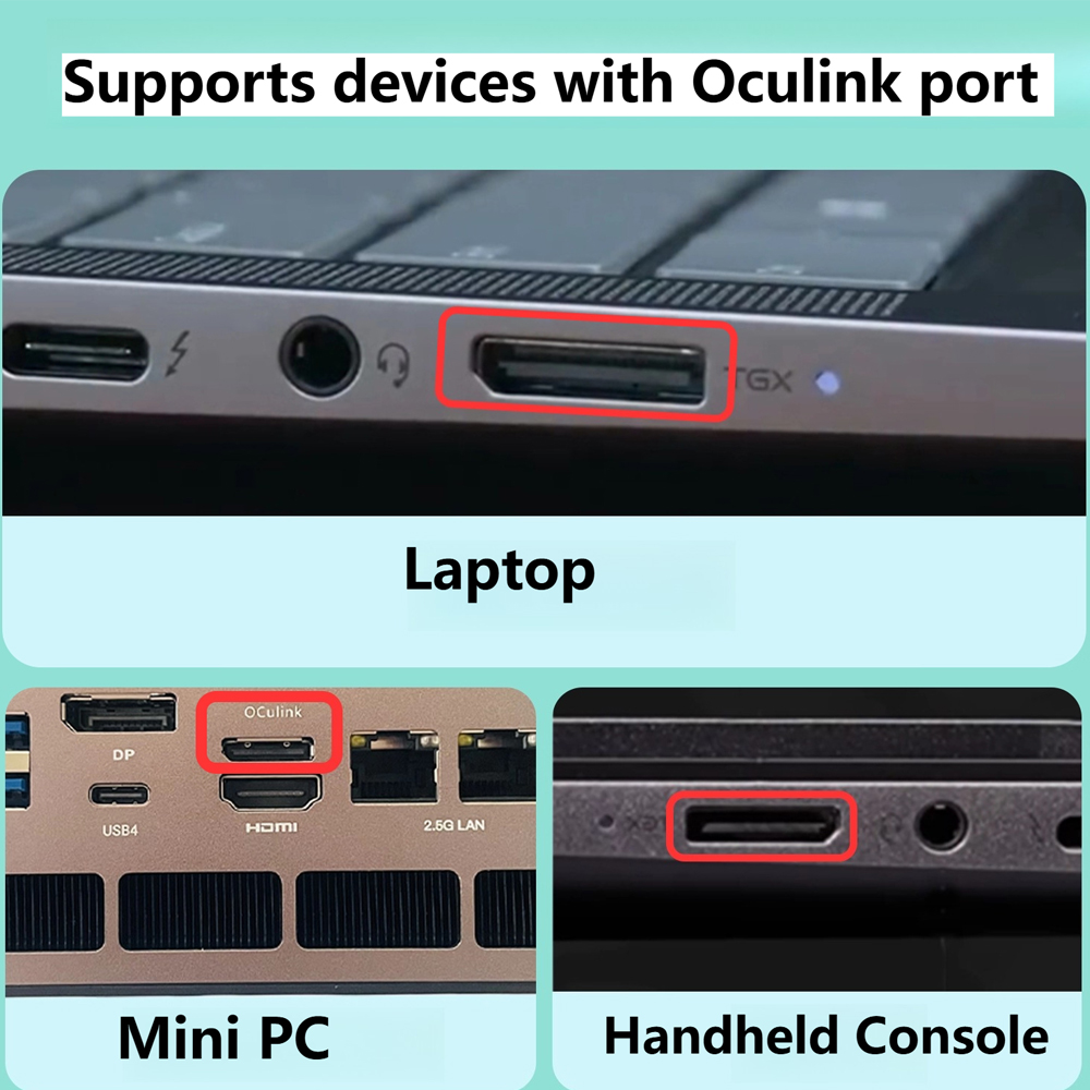 Oculink eGPU Graphics Card Doc - Oculink Egpu Mini Pc recension och pris