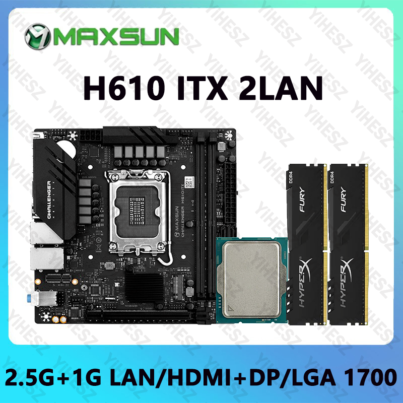 H610 ITX Motherboard Set With  - Lga1700 Itx Motherboard Ddr5 recension och pris