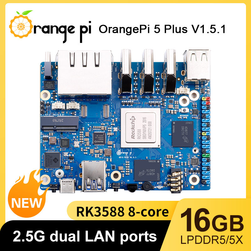【Hot Sale】Orange Pi 5 Plus 16G - Orange Pi 5 Plus 16Gb recension och pris