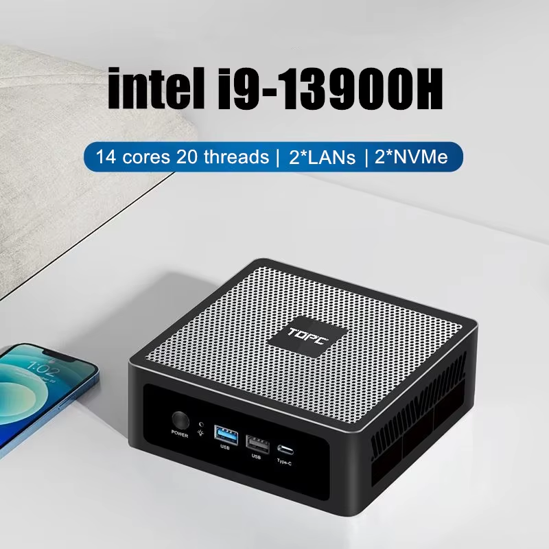 Topton Gaming Mini PC 13th Gen - Intel Core I9 13900H Mini Pc recension och pris