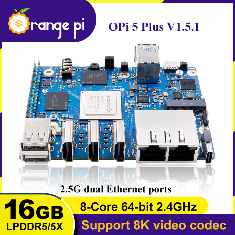 VivaChip TechOrangePi 5 Plus 1 - Orange Pi 5 Plus 16Gb recension och pris