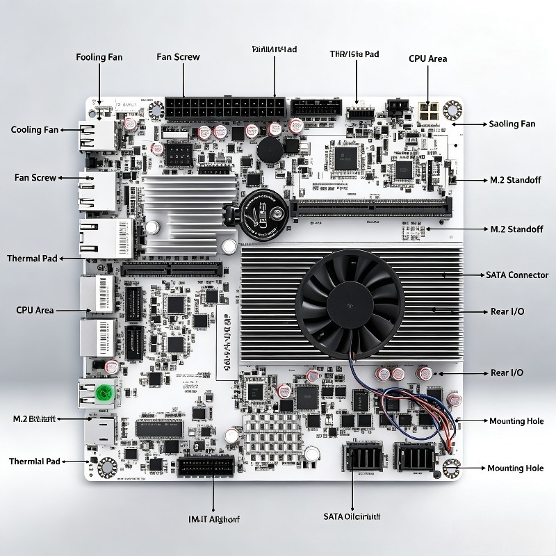 Mini ITX NAS Motherboard with  - Nas Motherboard 8 Sata Mini Itx recension och pris