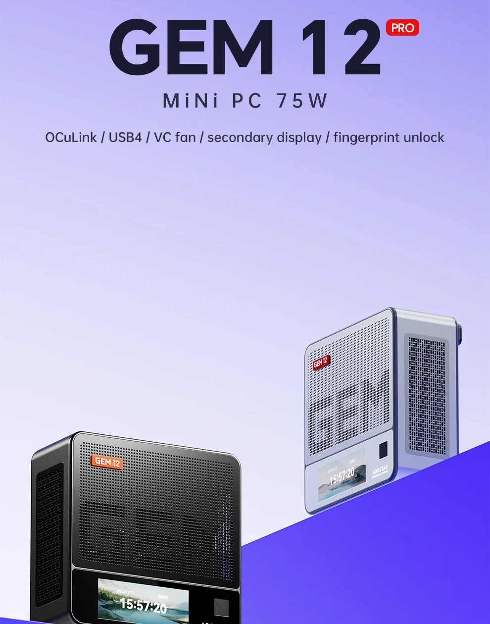 GEM12 Pro AMD Ryzen 7 8845HS G - Amd Ryzen 7 7840Hs Mini Pc recension och pris
