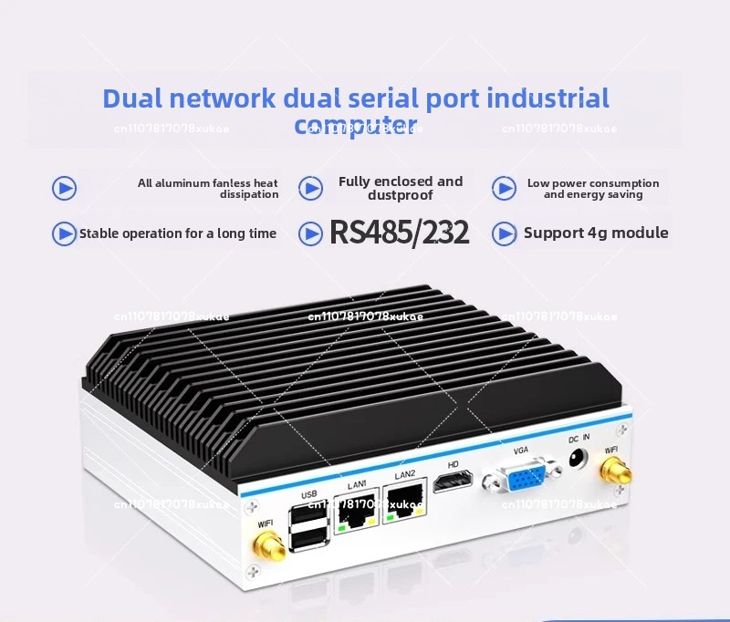 Mini Industrial PC - Quad-Core - Fanless Industrial Pc Rs485 Core I7 recension och pris