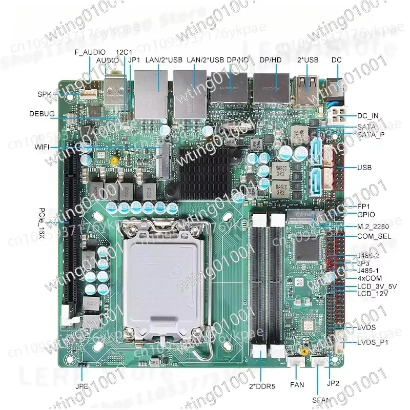 for 13th Gen Mini ITX Motherbo - Lga1700 Itx Motherboard Ddr5 recension och pris