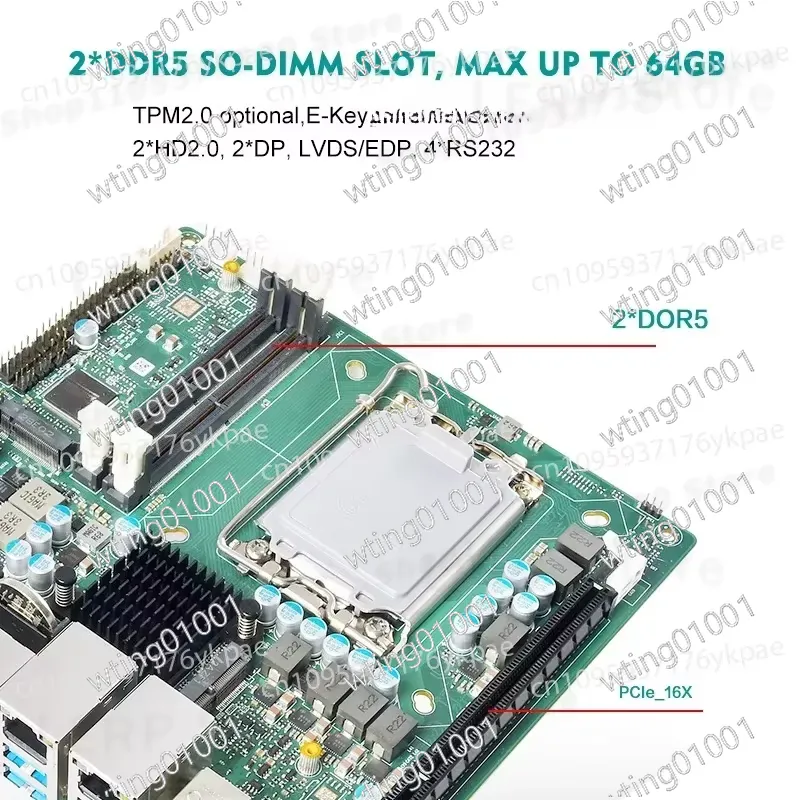 for 13th Gen Mini ITX Motherbo - Lga1700 Itx Motherboard Ddr5 recension och pris