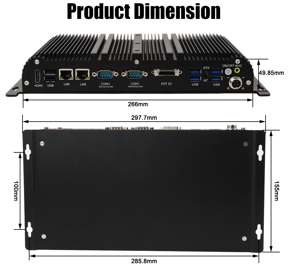 Rugged Fanless Industrial Comp - Fanless Industrial Pc Rs485 Core I7 recension och pris
