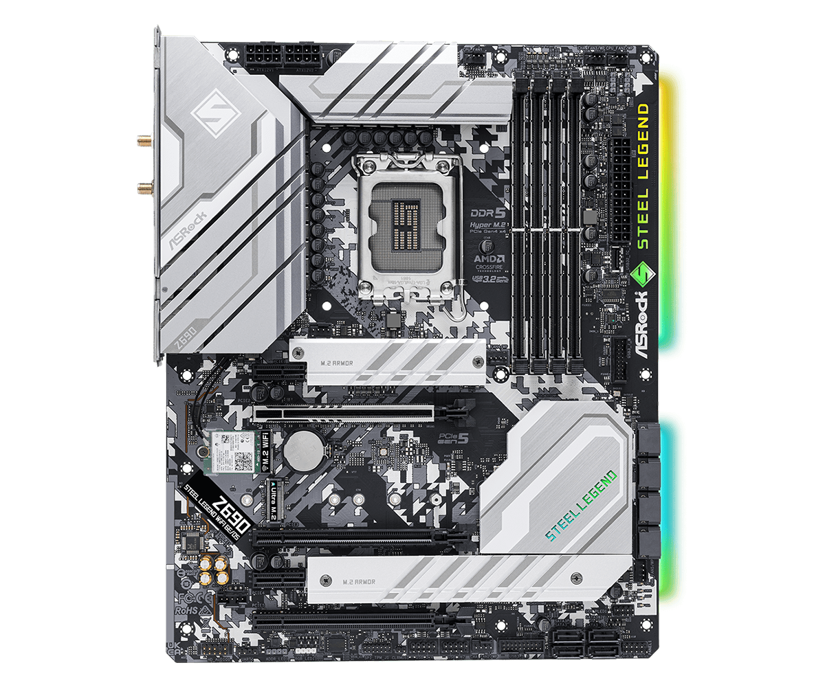Z690 LGA1700 Motherboard ASROC - Lga1700 Itx Motherboard Ddr5 recension och pris