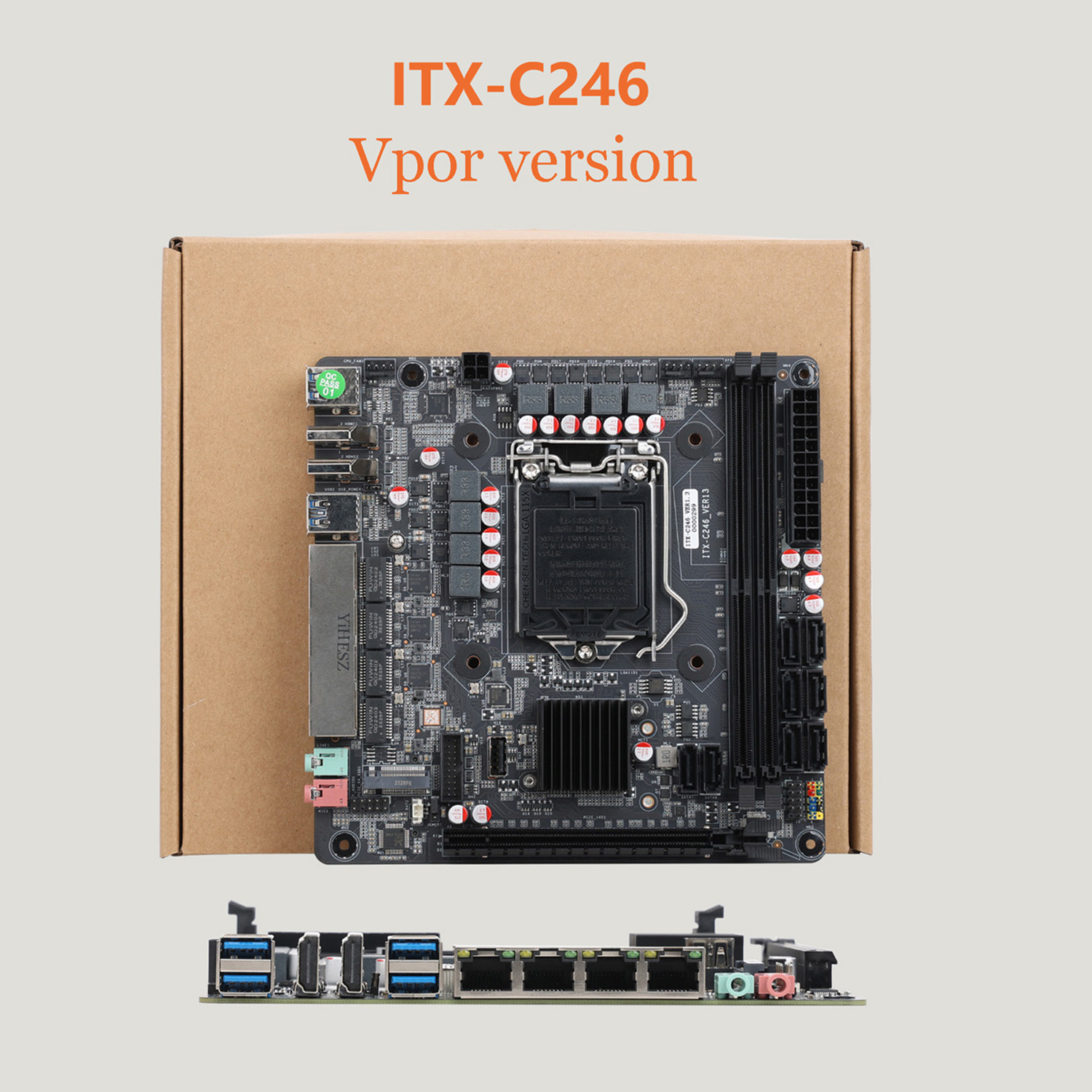 LGA1151 C246 Vpro NAS Motherbo - Nas Motherboard 8 Sata Mini Itx recension och pris