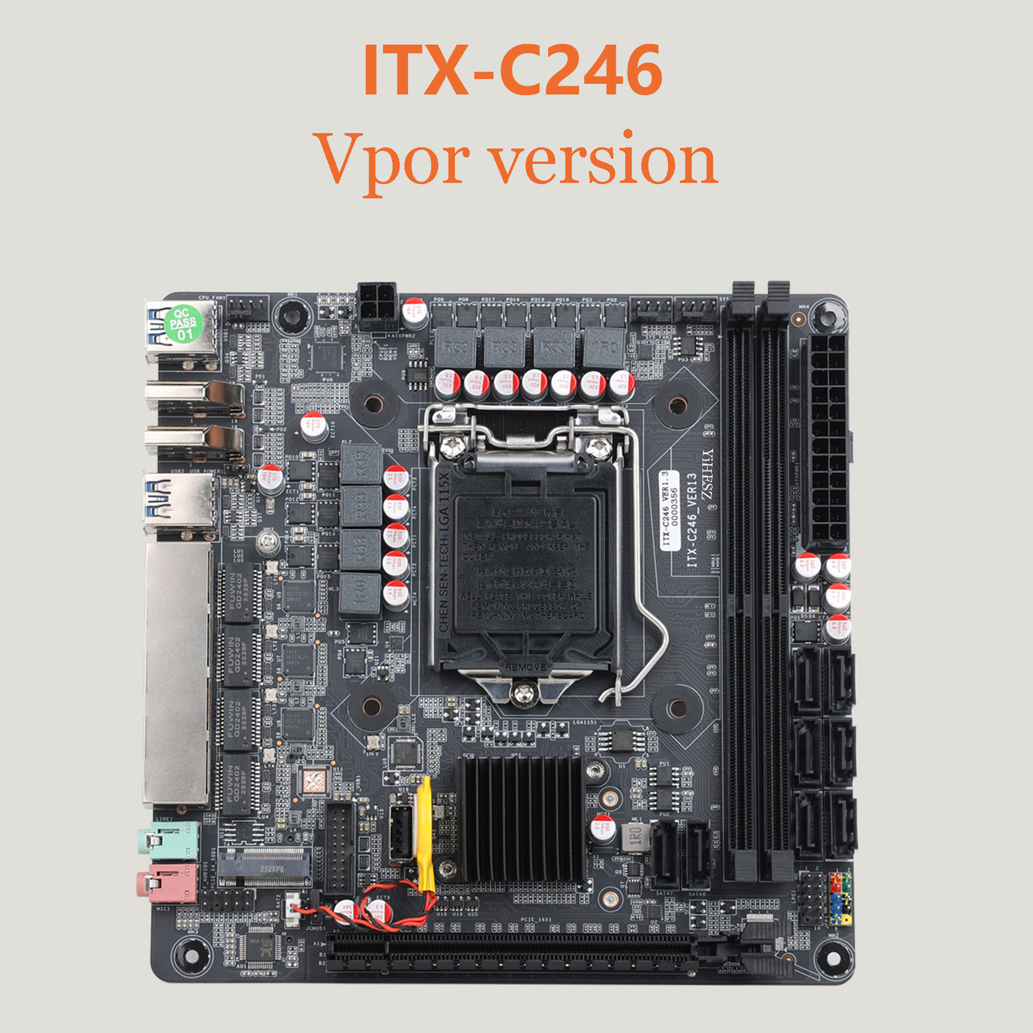 LGA1151 C246 Vpro NAS Motherbo - Nas Motherboard 8 Sata Mini Itx recension och pris
