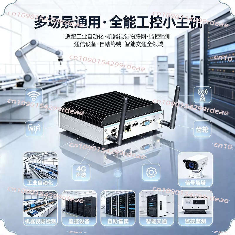 Mini Industrial PC - Quad-Core - Fanless Industrial Pc Rs485 Core I7 recension och pris