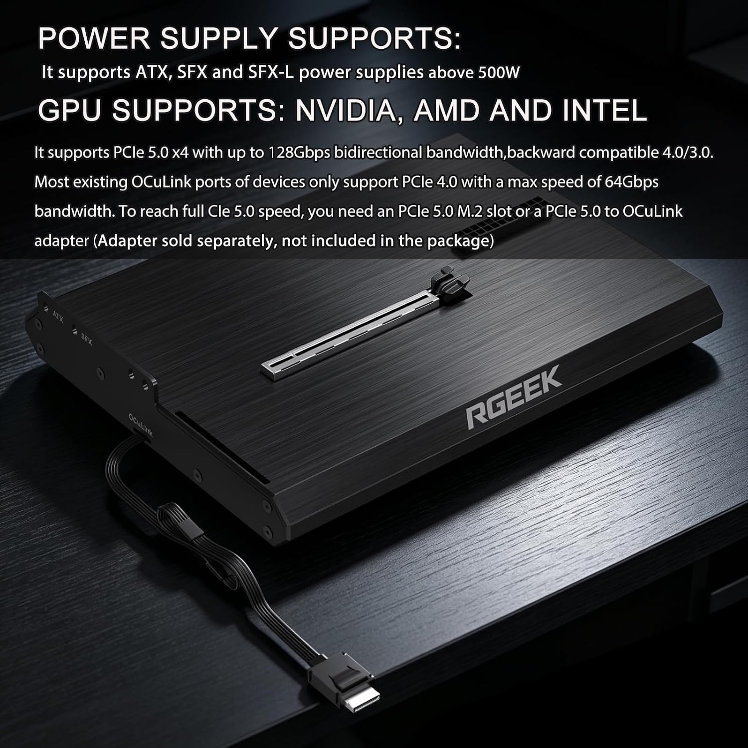 OCuLink eGPU Dock PCIe 5.0 x4  - Oculink Egpu Mini Pc recension och pris
