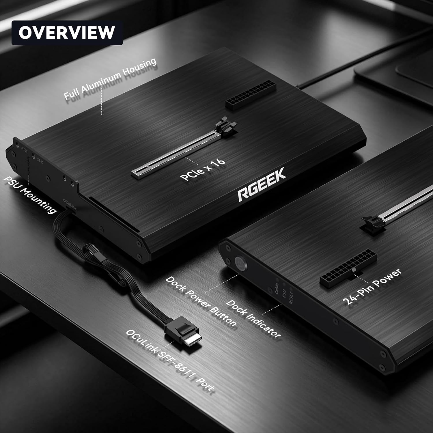 OCuLink eGPU Dock PCIe 5.0 x4  - Oculink Egpu Mini Pc recension och pris
