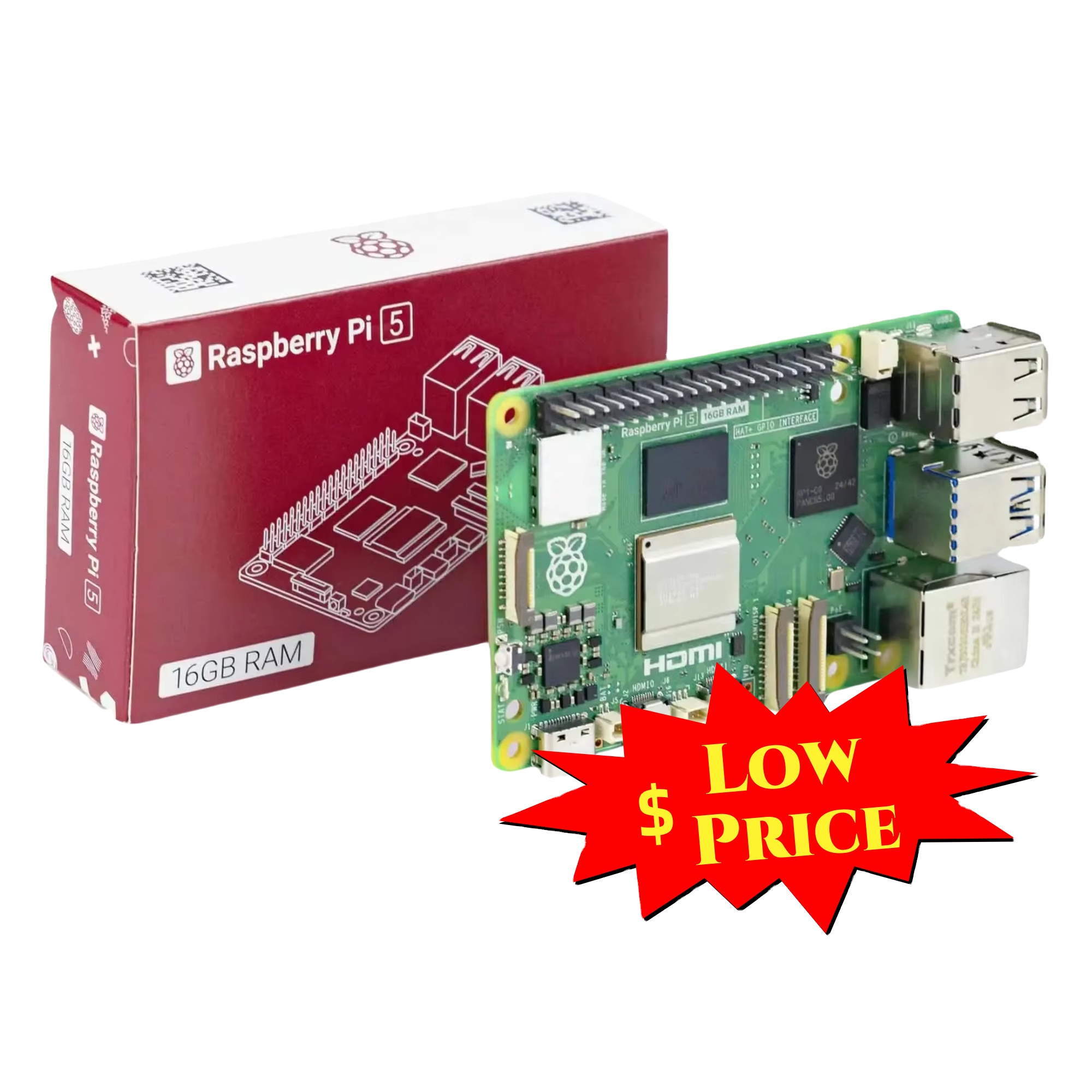 Seeedstudio New Product Origin - Raspberry Pi 5 8Gb Board recension och pris