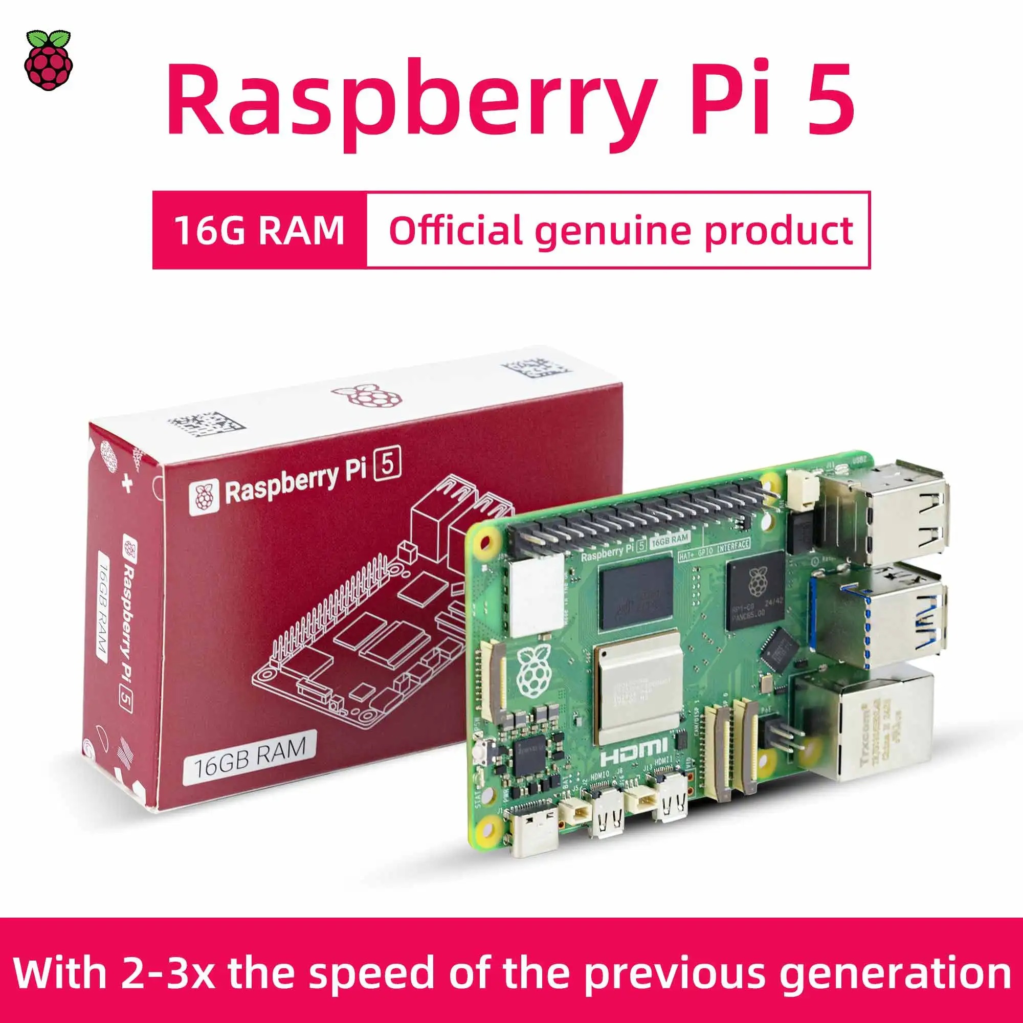 Seeedstudio New Product Origin - Raspberry Pi 5 8Gb Board recension och pris