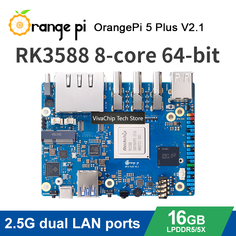 VivaCTOrange Pi 5 Plus Mini PC - Orange Pi 5 Plus 16Gb recension och pris
