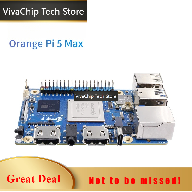 VivaChip TechOrange Pi 5 Max 1 - Rockchip Rk3588 Development Board recension och pris